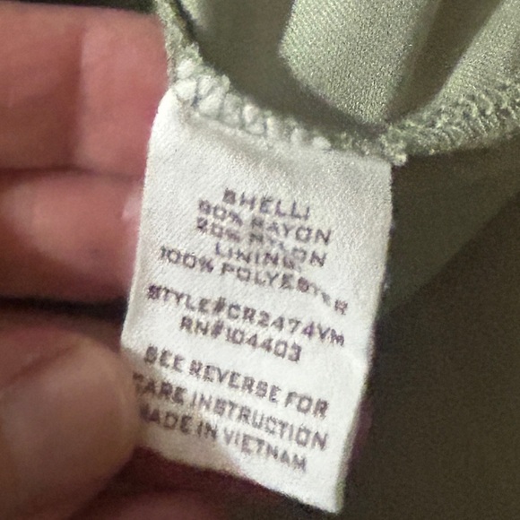 EUC Blu Pepper Sage Green Dress size M with gorgeous details. - Picture 10 of 11